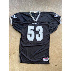 Riddell Football Jersey Black & Gray Large With Number 53 Force Logo R3